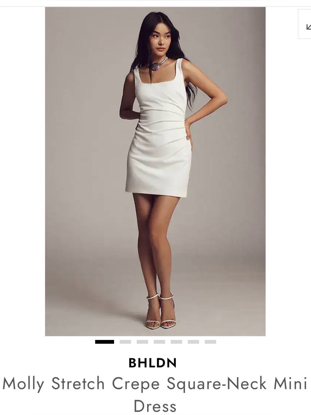 Anthropologie Bhldn Molly Mini Dress, NWOT, M